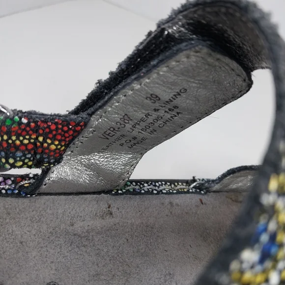 Alegria VERONA Bullseye Women EU 39 US 8.5 Multicolor Strappy Adjustable VER-387 - Picture 9 of 12